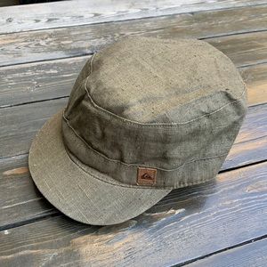 Quiksilver brown/tan heather texture hat. L/XL.